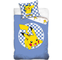 Pokemon Dekbedovertrek, Jump - Eenpersoons - 140 x 200 cm / 70 x 90 cm - Katoen