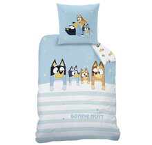 Bluey Dekbedovertrek, Together - Eenpersoons - 140 x 200 + 63 x 63 cm - Katoen