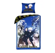 Jujutsu Kaisen Dekbedovertrek - Eenpersoons - 140 x 200 cm / 70 x 90 cm - Polyester