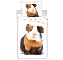 Sweet Home Dekbedovertrek, Cavia - Eenpersoons - 140 x 200 + 70 x 90 cm - Katoen