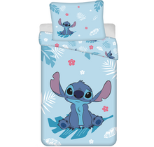 Disney Lilo & Stitch Dekbedovertrek, Summer Time - Eenpersoons 140 x 200 + 70 x 90 cm - Katoen