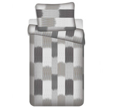 Sweet Home Dekbedovertrek, Brush Strokes - Eenpersoons - 140 x 200 cm / 70 x 90 cm - Katoen
