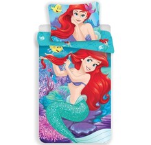 Disney Kleine Zeemeermin Dekbedovertrek, Ariël - 140 x 200 cm + 70 x 90 cm - Katoen
