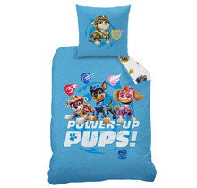 PAW Patrol Dekbedovertrek, Power-Up - 140 x 200 cm + 63 x 63 cm - Katoen