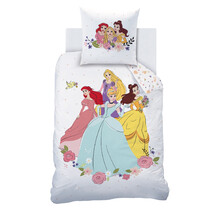 Disney Princess Dekbedovertrek, Ball - 140 x 200 cm + 63 x 63 cm - Katoen