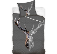 Animal Pictures Dekbedovertrek, Hert - 140 x 200 cm / 70 x 90 cm - Katoen
