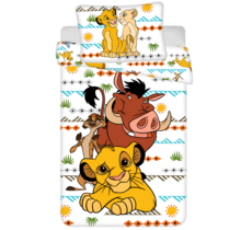 Disney The Lion King Dekbedovertrek, Africa - Eenpersoons - 140 x 200 + 70 x 90 cm - Katoen