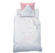 Matt & Rose Dekbedovertrek, Sweet Dreams - 140 x 200 cm + 63 x 63 cm - Katoen