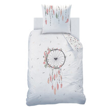 Matt & Rose Dekbedovertrek, Dromenvanger - 140 x 200 cm + 63 x 63 cm - Katoen