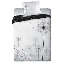 Faro Dekbedovertrek, Paardenbloem - 140 x 200 cm + 70 x 90 cm - Katoen