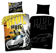 The Fast and the Furious Dekbedovertrek Ride or Die - Glow in the Dark - 140 x 200 + 70 x 90 cm - Katoen