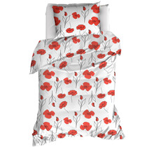 Dekbedovertrek Odil Papaver