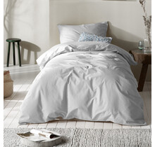 Moodit Dekbedovertrek, Basil Silver - 140 x 220 + 60 x 70 cm - Katoen