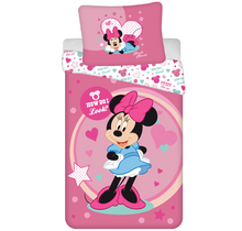 Disney Minnie Mouse Dekbedovertrek, Looks - 140 x 200 cm / 70 x 90 cm - Polyester