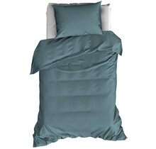 De Witte Lietaer Dekbedovertrek, Olivia Arctic - 140 x 200/220 + 60 x 70 cm - Katoen Satijn