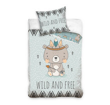 Animal Pictures Dekbedovertrek Wild and Free - 140  x 200 cm + 60 x 70 cm - Katoen