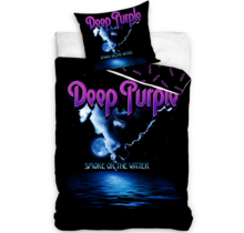 Deep Purple Dekbedovertrek Smoke on the Water - 140  x 200 cm + 70 x 90 cm - Katoen
