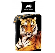 Animal Planet Dekbedovertrek Tijger - Eenpersoons - 140 x 200 + 70 x 90 cm - Katoen
