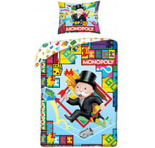 Monopoly Dekbedovertrek - 140 x 200 + 70 x 90 cm - Katoen