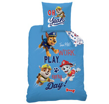 PAW Patrol Dekbedovertrek, Team PAW - 140 x 200 + 63 x 63 cm - Katoen