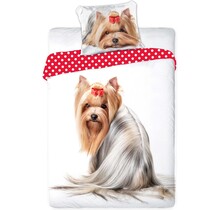 Animal Pictures Dekbedovertrek, Yorkshire Terriër - 140 x 200 + 70 x 90 cm - Katoen