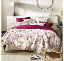 De Witte Lietaer Dekbedovertrek Katoen Satijn, Grace - 140 x 200/220 + 60 x 70 cm - Katoen