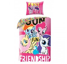 My Little Pony Dekbedovertrek, Friendship - 140 x 200 + 70 x 90 cm - Katoen