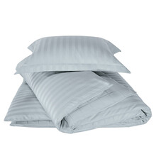 De Witte Lietaer Dekbedovertrek Katoen Satijn, Zygo Ice Blue - 140 x 220 + 60 x 70 cm