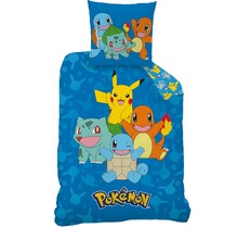 Pokémon Dekbedovertrek, Goodbye - Eenpersoons -140 x 200 + 63 x 63 cm - Katoen