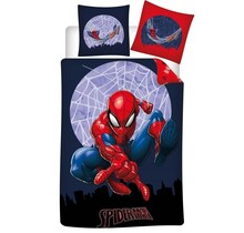 Spider-Man Dekbedovertrek, Moon - Eenpersoons - 140 x 200 / 65 x 65 cm - Polykatoen