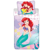 Disney De Kleine Zeemeermin Dekbedovertrek, Sea Life  -  140 x 200 + 70 x 90 cm  - Katoen