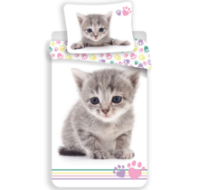 Animal Pictures Dekbedovertrek, Kitten - 140 x 200 cm + 70 x 90 cm - Katoen