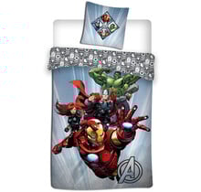 Marvel Avengers Dekbedovertrek - 140 x 200 cm + 63 x 63 cm - Polyester