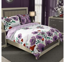 Frida Kahlo 1-persoons Dekbedovertrek Flowers - 140 x 200 cm + 70 x 90 cm - Katoen