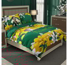 Frida Kahlo 1-persoons Dekbedovertrek Lelie - 140 x 200 cm + 70 x 90 cm - Katoen