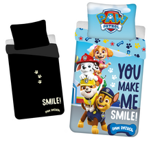 PAW Patrol Dekbedovertrek Glow in the Dark, Smile - Eenpersoons - 140 x 200 + 70 x 90 cm  - Katoen
