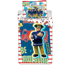 Brandweerman Sam Dekbedovertrek Wake Up - 140 x 200 cm + 70 x 90 cm - Katoen