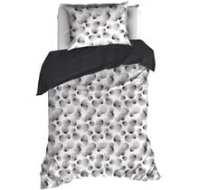 De Witte Lietaer Dekbedovertrek Katoen, Aileen Dark Sapphire - 140 x 200/220 + 60 x 70 cm