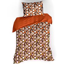 De Witte Lietaer Dekbedovertrek Katoen Satijn, Tulipa Rooibos Tea - 140 x 200/220 + 60 x 70 cm