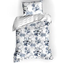 De Witte Lietaer Dekbedovertrek Katoen Satijn, Quill Moonlit Ocean - 140 x 200/220 + 60 x 70 cm