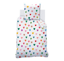 Wee Blue Bell Dekbedovertrek Amour - 140 x 200 + 63 x 63 cm - Katoen