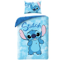 Disney Lilo & Stitch Dekbedovertrek, Smile - Eenpersoons - 140 - 200 cm / 70 x 90 cm - Katoen