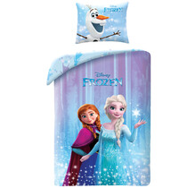 Disney Frozen Dekbedovertrek, Sisters - Eenpersoons - 140 - 200 cm / 70 x 90 cm - Katoen