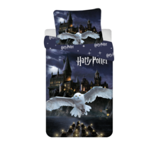 Dekbedovertrek Hogwarts Night -140 x 200 cm / 70 x90 cm - Polyester