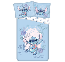 Disney Lilo & Stitch Dekbedovertrek, Wave - Eenpersoons 140 x 200 + 70 x 90 cm - Katoen