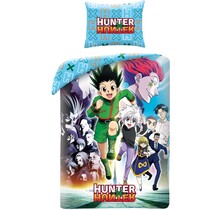 Hunter x Hunter Dekbedovertrek, Hanta - Eenpersoons - 140 x 200 cm + 70 x 90 cm - Polyester
