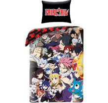 Fairy Tail Dekbedovertrek, Lucy Heartfilia - Eenpersoons - 140 x 200 + 70 x 90 cm - Polyester