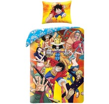 One Piece Dekbedovertrek, Grand Line - Eenpersoons - 140 x 200 + 70 x 90 cm - Polyester