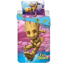 Groot Dekbedovertrek, Flora Colossus - Eenpersoons - 140 x 200 + 70 x 90 cm  - Katoen