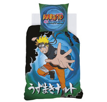 Naruto Dekbedovertrek, Black Clouds - 140 x 200 cm + 63 x 63 cm  - Katoen